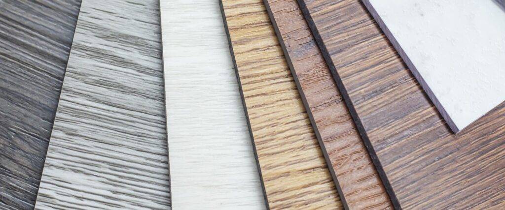 Selection of vinyl tiles